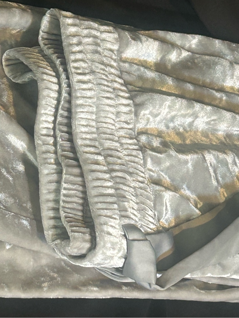 Victoria's Secret Silver Velvet Pajama Pant
